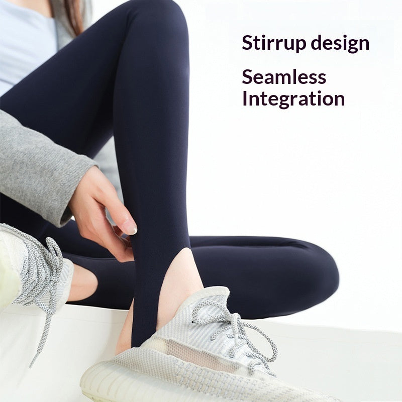 Seamless One-piece Full-length Yoga Pants